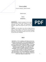 Creo en Dios, Obra de Teatro, Por F. Sanguino y R. González-133180