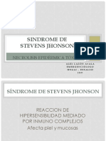 4.- Sindrome de Stevens Jhonson