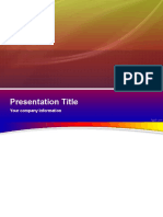 Presentation Title: Your Company Information