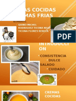 Cremas Cocidas y Cremas Frias