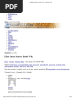 EDA Open Source Tools Wiki