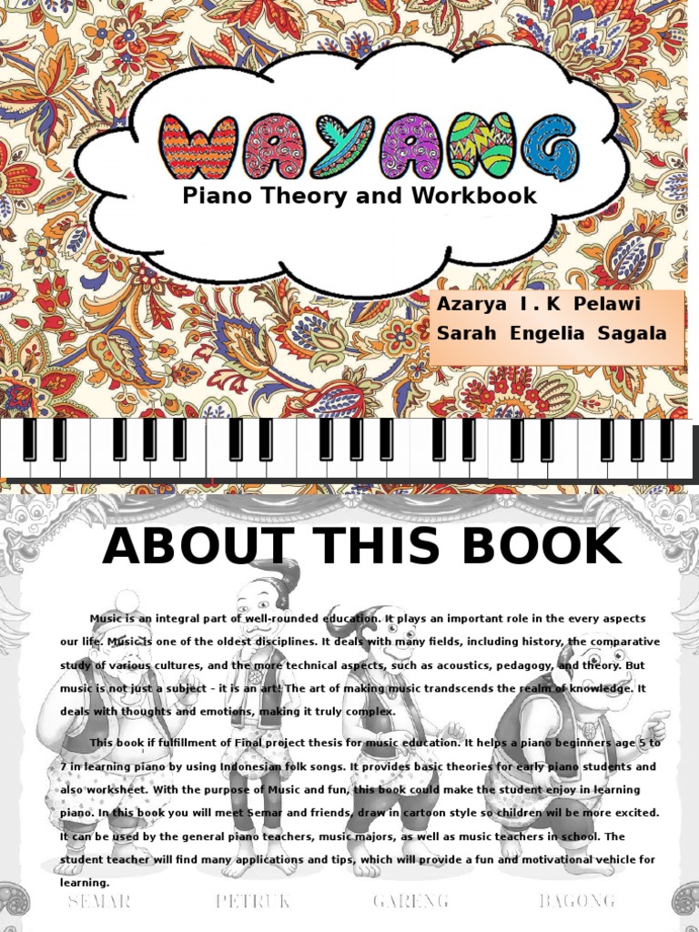 Piano Theory and Workbook For Piano Beginners: Azarya I - K Pelawi ...