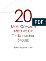 20 Mistakes Unfaithful