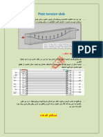 Post Tension Slab