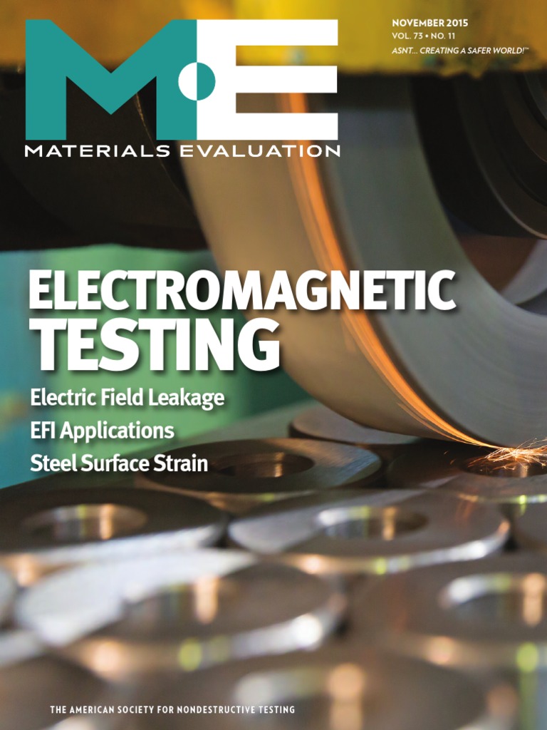 Digital Material Evaluation November 2015 Nondestructive Testing