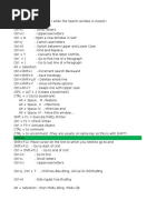 Shortcut in ABAP Editor