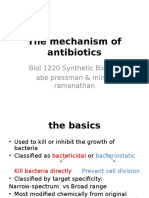 Mechanism of Antibiotics