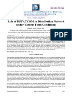 Role of DSTATCOM in Distribution Network Under Various Fault Conditions