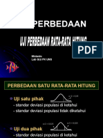 Uji Perbedaan Mean Proporsi