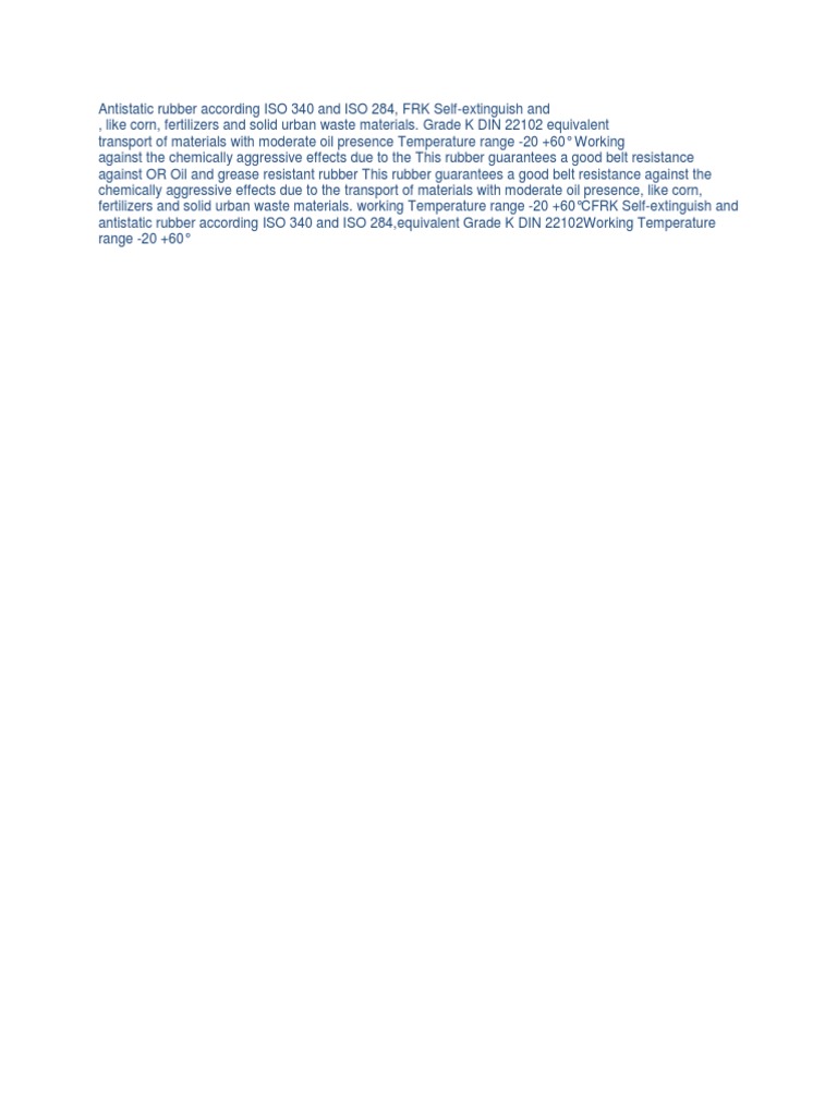 Antistatic Rubber per ISO 340 & 284 | PDF