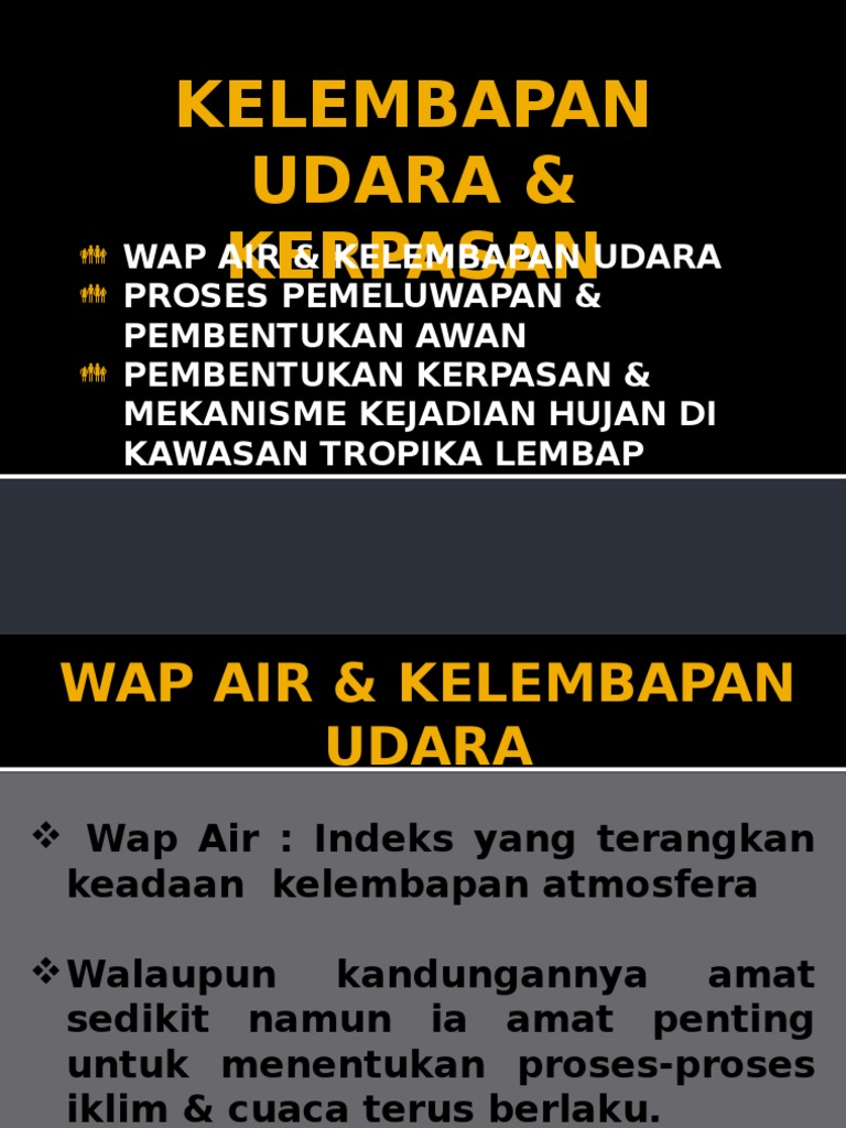 Kelembapan Udara dan Proses Kerpasan | PDF