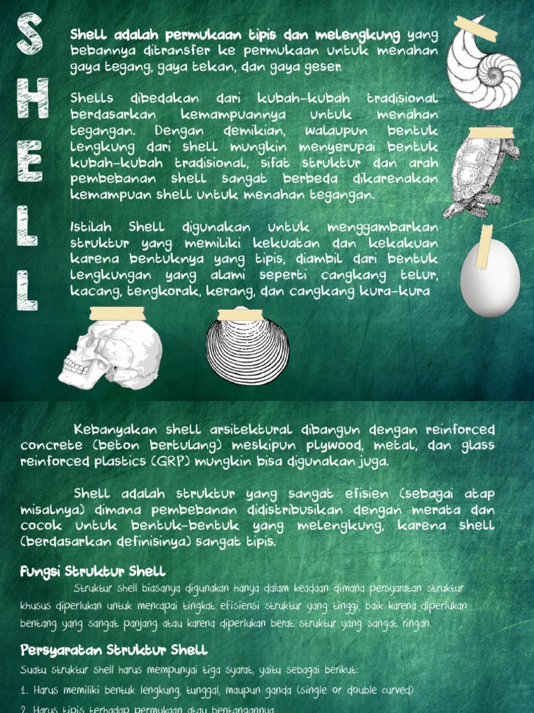 Struktur dan Fungsi Shell Arsitektur | PDF | Seni | Sains & Matematika