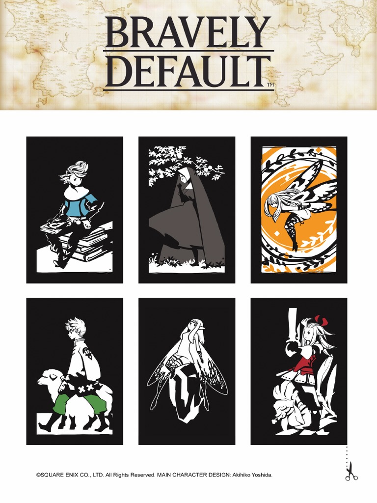Bravely Default - AR Cards PDF | PDF | Mixed Reality | Virtual Reality