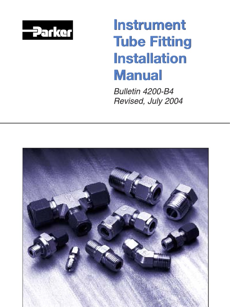 Instrument Tube Fitting Installation Manual | PDF | Bronze | Pipe ...