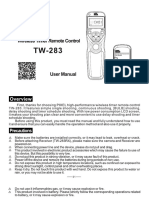 TW-283 Manual in English