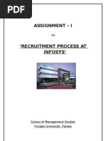 Selection and Recruitment Process at Infosys