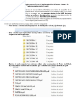 Nueva Actualizacion de Legajo Personal para La Implementacion Del Nuevo Sistema de Registros de Escalafon