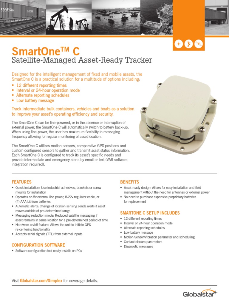 SmartOne C Satellite Tracker Overview | PDF | Global Positioning System ...