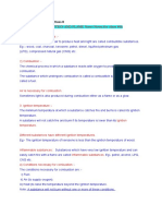 CHAPTER - 6 COMBUSTION AND FLAME Ncert Notes For Class 8th