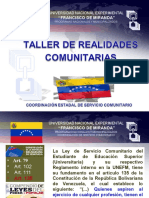 Taller de Realidades Comunitarias