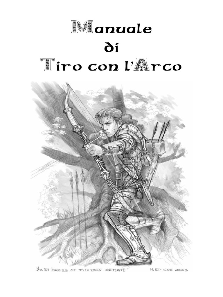 Manuale Di Tiro Con L Arco Pdf