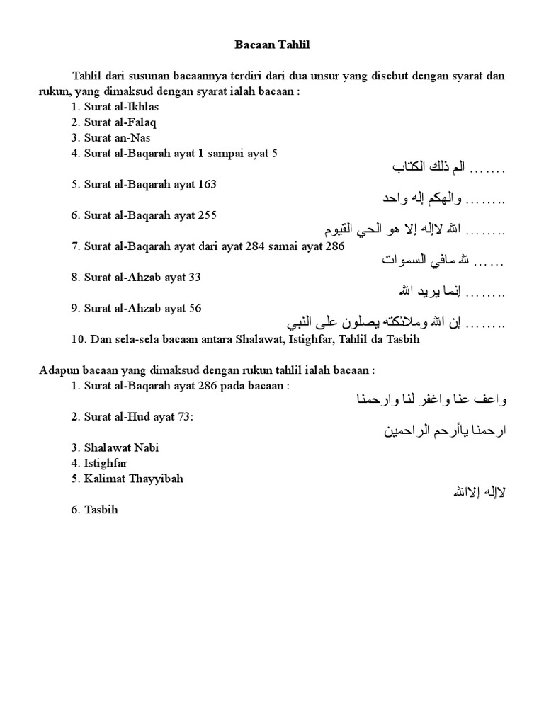 Download 67+ Contoh Surat Surat Al Baqarah Untuk Tahlil Gratis