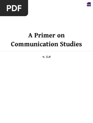 A Primer On Communication Studies Rhetoric Public Speaking