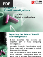 Chap 7 - E-Mail Investigations