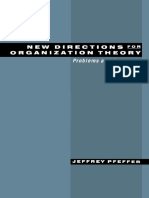 New Directions For Organization Theory Jeffrey Pfeffer PDF