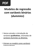 Variaveis Dummies