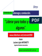 Liderar para Todos y No para Algunos - Luciano Lujan ANTONIETTI