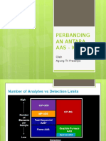 Perbandingan Antara AAS - ICP-OES