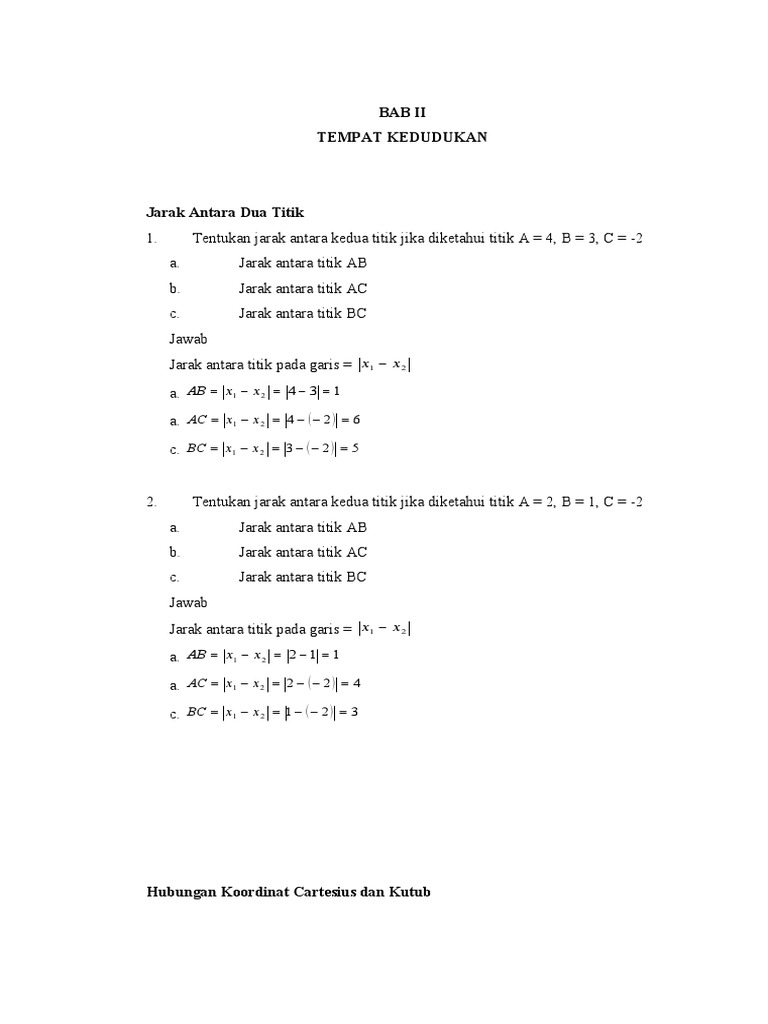 Soal Dan Pembahasan Geometri Bidang Enak