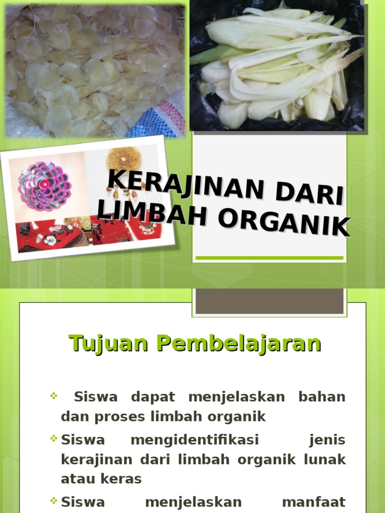 Kerajinan Dari Limbah Organik 2 Kerajinan Dari Limbah Organik 2