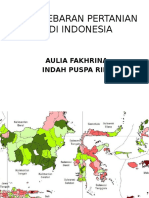 Persebaran Pertanian Di Indonesia