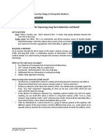 Long Term Retention Recall PDF