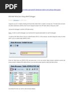 How To Edit Sap Tables