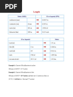 Length: Metric (MKS) US or Imperial (FPS)