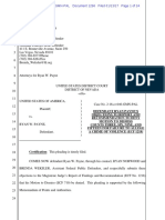 Payne (1296) Objection To Leen Recommendation (1218) To Deny Motion To Dismiss