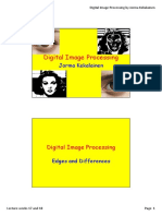 Digital Image Processing - Lecture Weeks 17 and 18