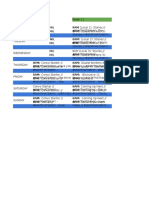 THATSWHY Social Media Schedule