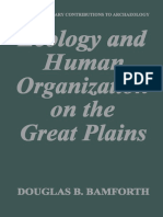 Ecology and Human Organization On The Great Plains