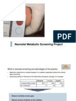 Metabolic Screening - Asociatia Sansa Unui Copil