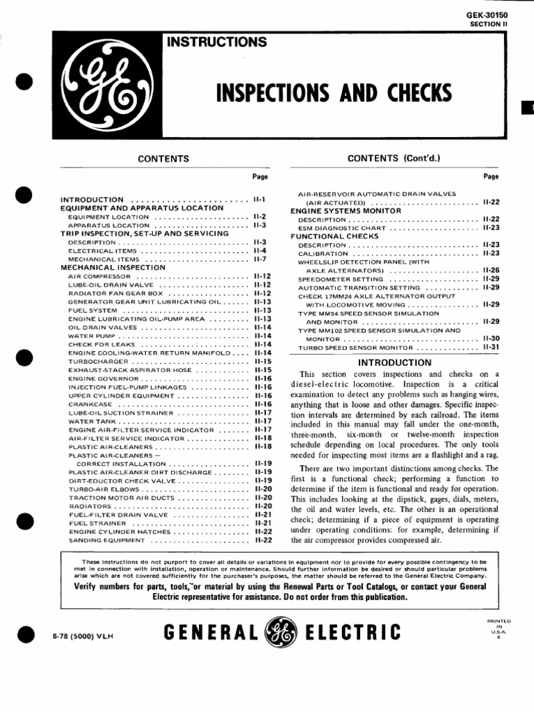 Egressive Inspection Guidelines | PDF | Leak | Turbocharger