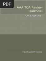 AAA TOA Review Quizbowl