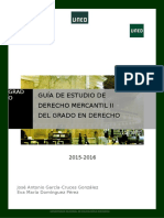 Guia Derecho Mercantil II Uned 2016-2017