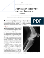 Peroneal Nerve Palsy Following Acp Treatment