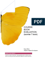 Course Book Evaluation