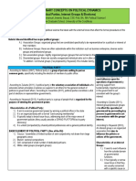 Preliminary Concepts On Political Dynamics