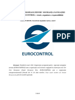 ORGANIZAȚIA EUROPEANĂ PENTRU SIGURANȚA NAVIGAȚIEI AERIENE (EUROCONTROL) - Istoric, Organizare, Responsabilități